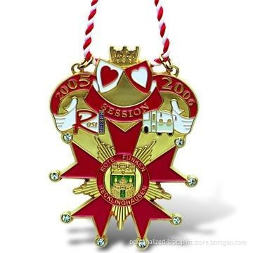 Customized Metal Home Hanger Ornaments W/colorful Hang Rope Custom Made Souvenir